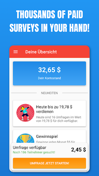 Poll Pay: Earn money and gift cards - paid surveys APK screenshot 1