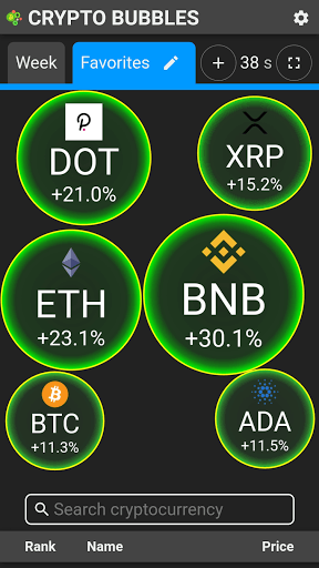 Crypto Bubbles APK screenshot 1