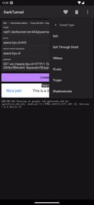 DarkTunnel APK screenshot 1