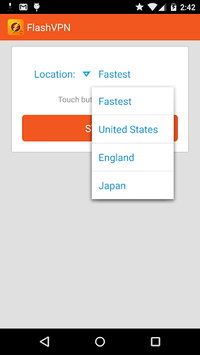 FlashVPN Free VPN Proxy APK screenshot 1