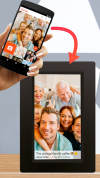 Frameo - Send photos to WiFi digital photo frames APK screenshot 1