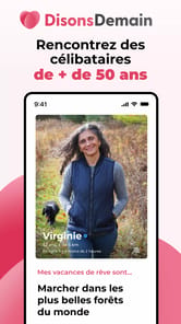 DisonsDemain - Rencontres 50+ APK screenshot 1