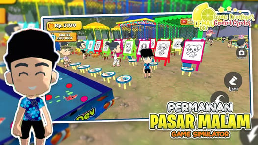 Simulator Game Pasar Malam 3D APK screenshot 1