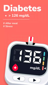 Blood Sugar & Pressure Tracker APK screenshot 1