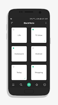 BlackNote Notepad Notes APK screenshot 1 BlackNote Notepad Notes APK screenshot 1