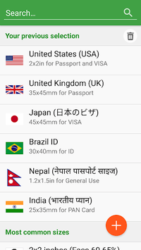 Passport Size Photo Editor APK screenshot 1