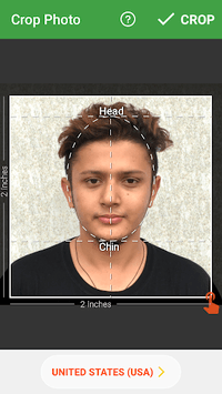 Passport Size Photo Editor APK screenshot 1