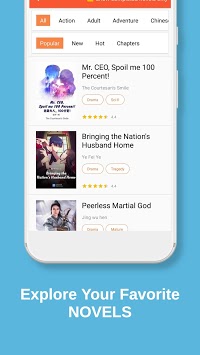 NovelReader - Read Novel Offline & Online APK screenshot 1