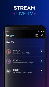 TVNZ+ APK screenshot 1