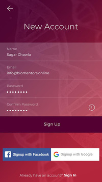 Biomentors Online APK screenshot 1