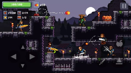 Apple Knight 2 Platformer APK screenshot 1