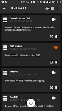 DNS changer by Blokada APK screenshot 1 DNS changer by Blokada APK screenshot 1