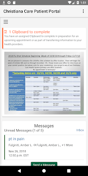 Christiana Care Patient Portal APK screenshot 1