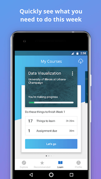 Coursera: Online courses APK screenshot 1