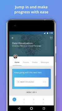 Coursera: Online courses APK screenshot 1