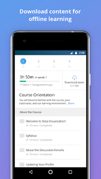 Coursera: Online courses APK screenshot 1