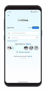 RailOne APK screenshot 1