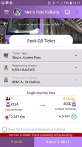 Metro Ride Kolkata APK screenshot 1