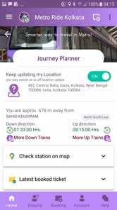 Metro Ride Kolkata APK screenshot 1