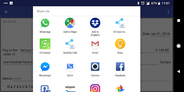 Check Writer 2.0 - Print Your Checks at Home APK screenshot 1