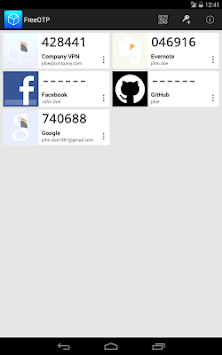 FreeOTP Authenticator APK screenshot 1