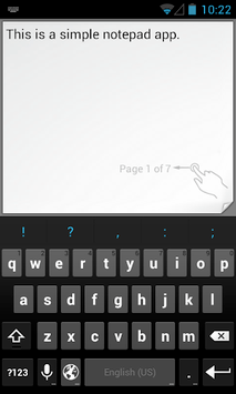 Notepad APK screenshot 1 Notepad APK screenshot 1
