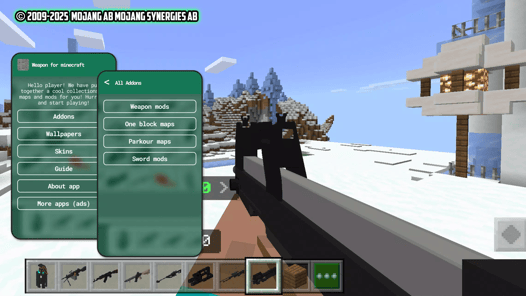 Weapon for minecraft APK screenshot 1