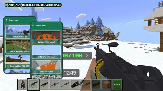 Weapon for minecraft APK screenshot 1