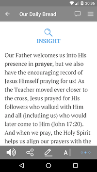 Our Daily Bread APK screenshot 1 Our Daily Bread APK screenshot 1