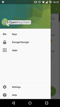 OpenKeychain: Easy PGP APK screenshot 1