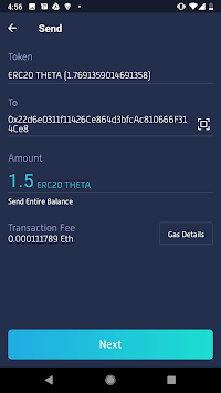 Theta Wallet APK screenshot 1