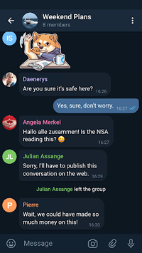 Telegram X APK screenshot 1 Telegram X APK screenshot 1