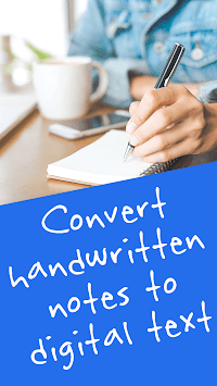 Pen to Print - Convert handwriting to text APK screenshot 1