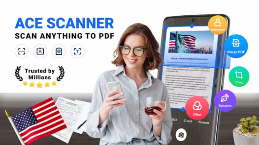 ACE Scanner - PDF Scanner App APK screenshot 1