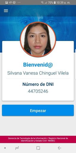 DNI BioFacial APK screenshot 1