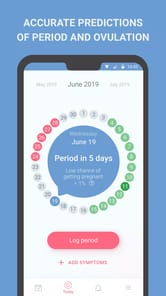 Period tracker  Cycle calendar APK screenshot 1