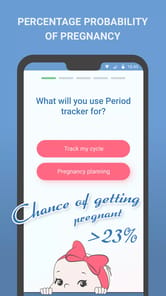 Period tracker  Cycle calendar APK screenshot 1