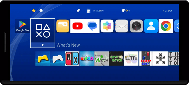 PS4 Launcher APK screenshot 1