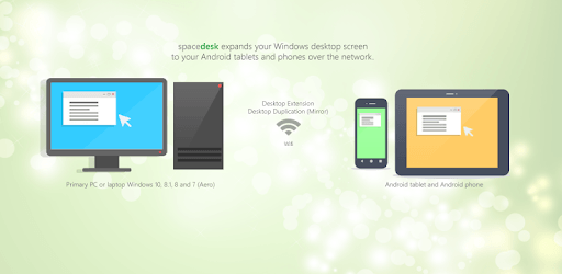 install spacedesk (remote display) on PC