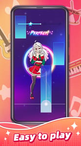 Piano Paper : Music&Tiles Game APK screenshot 1