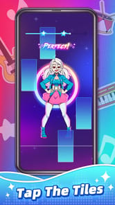Piano Paper : Music&Tiles Game APK screenshot 1