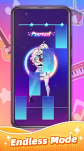 Piano Paper : Music&Tiles Game APK screenshot 1