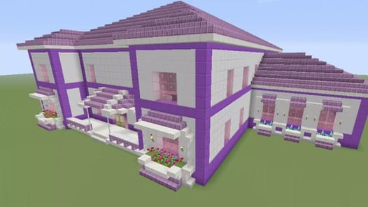 Pink houses for minecraft APK screenshot 1