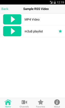 RSS Player APK screenshot 1