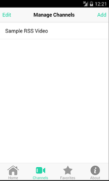 RSS Player APK screenshot 1