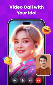 Prank Video Call With Idol APK screenshot 1