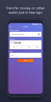 mWallet APK screenshot 1