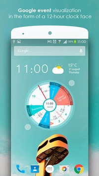 Sectograph. Planner & Time manager on clock widget APK screenshot 1 Sectograph. Planner & Time manager on clock widget APK screenshot 1
