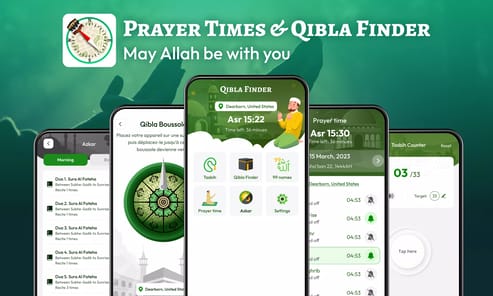 Prayer Times & Qibla Finder APK screenshot 1