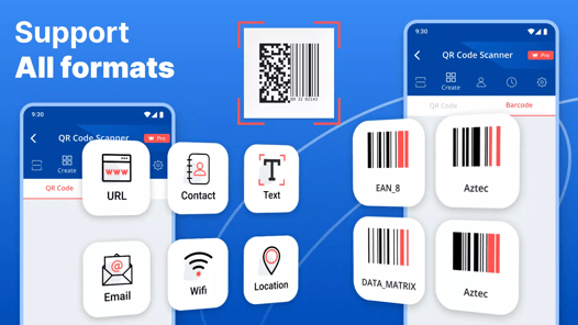 QR scanner - Barcode reader APK screenshot 1